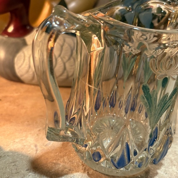 Antique Heisey Glass Peerless Colonial Small Pitcher - Picture 2 of 8